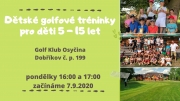 Dětské golfové tréninky 5 - 15 let